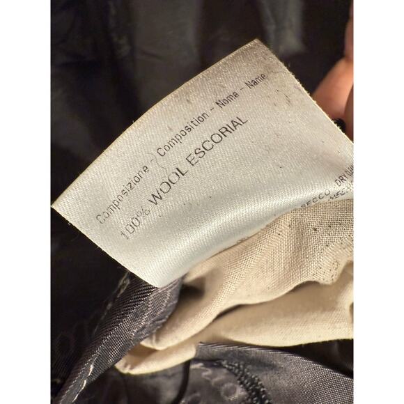 Brioni Neiman Marcus Escorial Wool Suit Jacket Houndstooth Blk White Size 48R JL - Picture 14 of 16